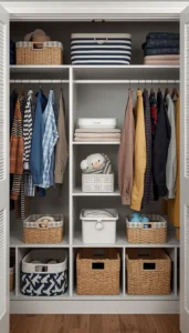 Use Storage Bins and Baskets for Small Items