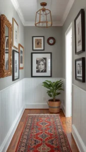 Use Wall Art to Create a Gallery Style Hallway