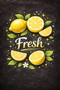 Use Yellow and Green Chalk Accents