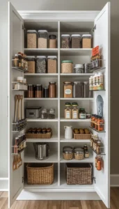 Use adjustable interior shelves