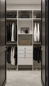 Use black white or neutral colors