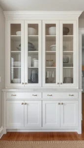 Use frosted glass panels