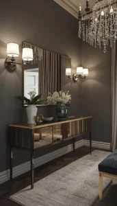 Use large mirrors on walls