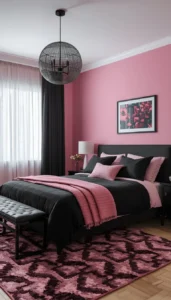Use more pink than black