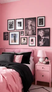 Use posters and photo walls