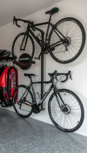 Use vertical bike racks