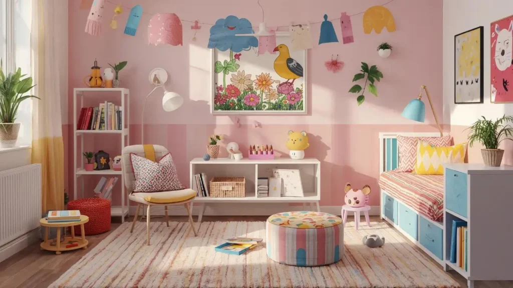 colorful kids room