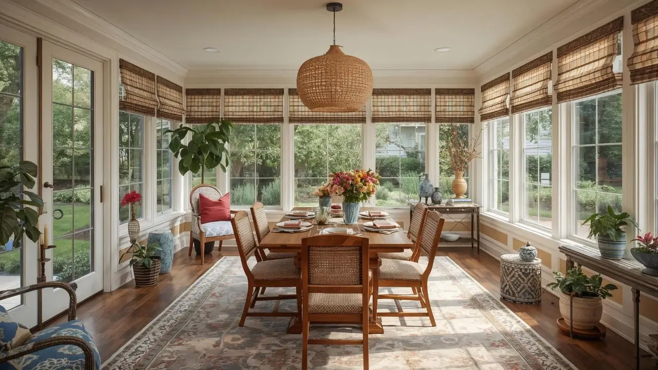 sunroom dining room