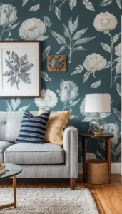 Accent Walls with Paint or Wallpaper