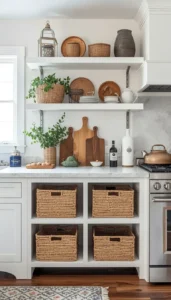 Add Woven Baskets for Storage