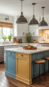 Add a Painted Kitchen Island