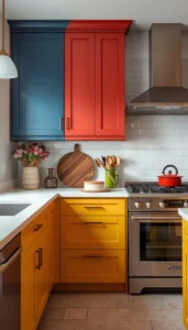 Balance Bold Colors with Neutral Elements