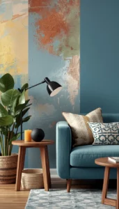 Combine Paint with Textured Elements