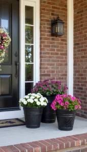 Coordinated Planters for a Clean Look