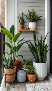 Display Decorative Planters and Accessories