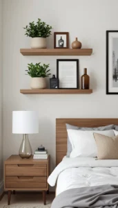 Floating Shelves for Functional Beauty