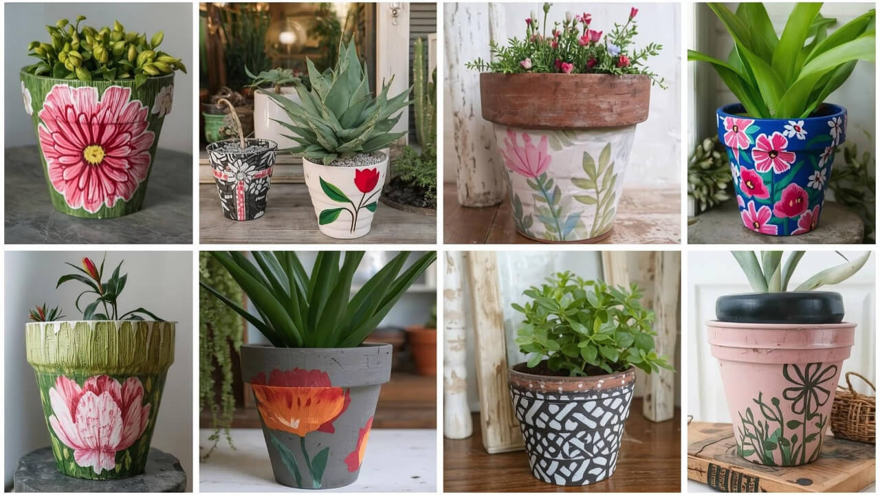 Flower Pot Painting Ideas