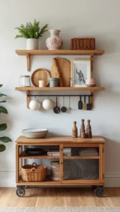 Functional Wall Storage for Everyday Use