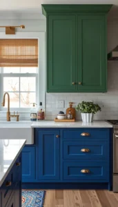 Go for Bold Shades Like Blue or Green