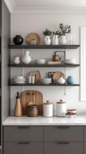 Install Floating Shelves for a Clean Look