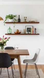 Install Floating Shelves for a Clean Look
