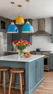 Install Pendant Lights in Bold Shades