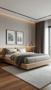 Minimal Platform Beds with Storage Features