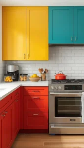Mix Two Cabinet Colors
