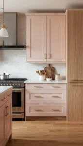 Pair Pastels with Light Wood Finishes