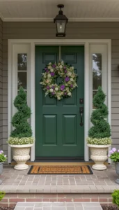 Place Matching Pots on Both Sides of the Door