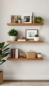 Style with Books, Plants, and Personal Items