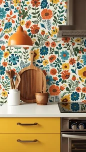 Try Patterned Wall Panels or Stickers