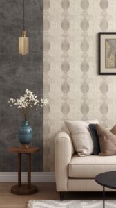 Try Patterned Wallpaper