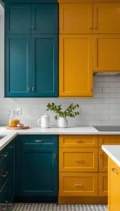 Try Statement Colors Like Teal or Mustard