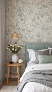 Try Subtle Patterned Wallpaper