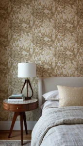Try Subtle Patterned Wallpaper