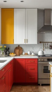 Two Tone Cabinets for a Modern Look