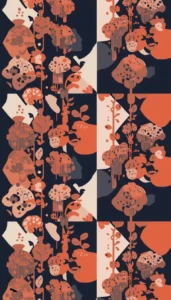 Use Bold or Graphic Wallpapers