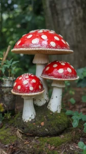 Use Bowls and Cups for Mushroom Tops