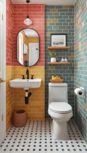 Use Colorful Subway Tiles
