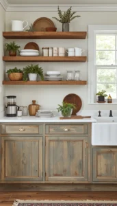 Use Distressed or Aged Finishes
