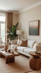 Use Earthy and Muted Tones