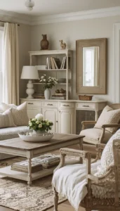 Use Light Painted or Distressed Finishes