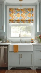Use Patterned Curtains or Blinds