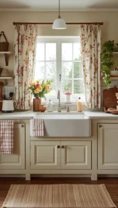 Use Patterned Curtains or Linens