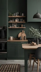Use Rich Shades Like Forest Green or Charcoal