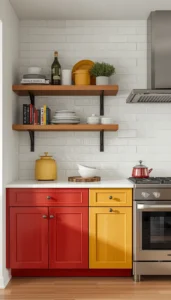 Use Shelves to Add Accent Colors