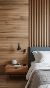 Use Wood Panels or Slat Designs