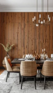 Use Wood Panels or Slat Designs
