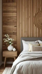 Use Wood Panels or Slats